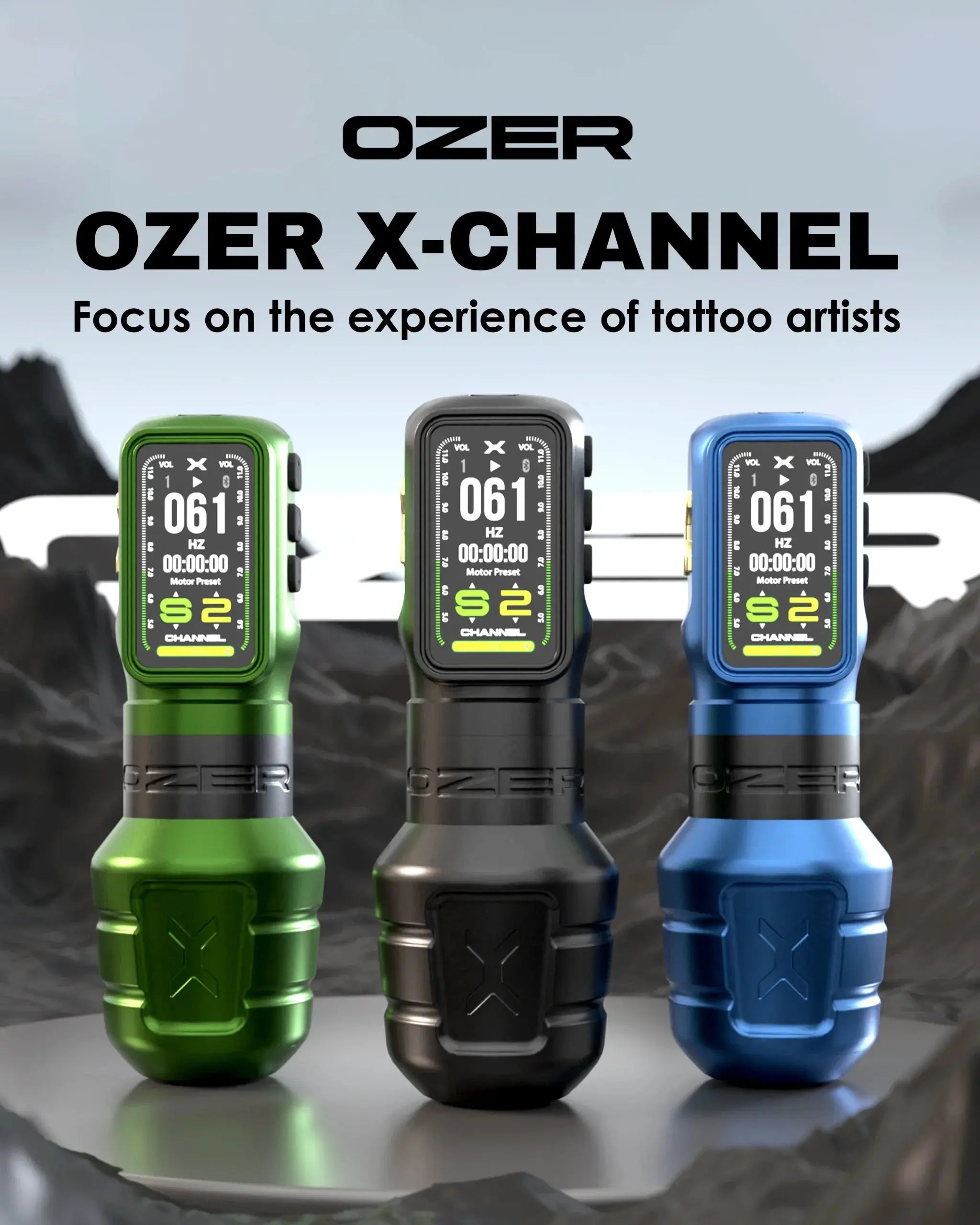 Ozer X – Channel Tattoo Pen Machine-4.2mm Stroke - FYT Tattoo