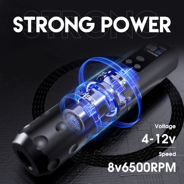 Dragonhawk Wireless Tattoo Pen Machine 2.4-4.2MM Strokes Length | Mast Fold 2 Pro - Tattoo Machine - FYT Tattoo Supplies New York