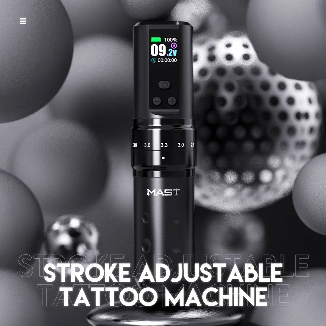Dragonhawk Wireless Tattoo Pen Machine 2.4-4.2MM Strokes Length | Mast Fold 2 Pro - Tattoo Machine - FYT Tattoo Supplies New York