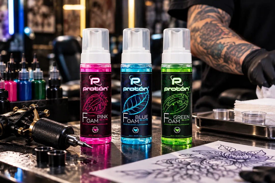 Proton - Cleaning Foam Soap 220ml / 7.4oz - Aftercare - FYT Tattoo Supplies New York