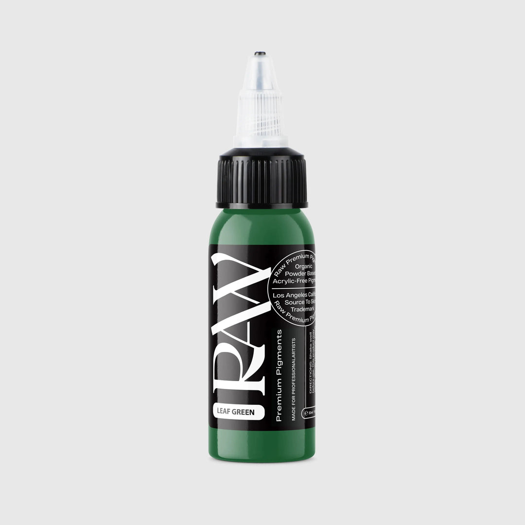 Raw Ink Leaf Green - Tattoo Ink - FYT Tattoo Supplies New York