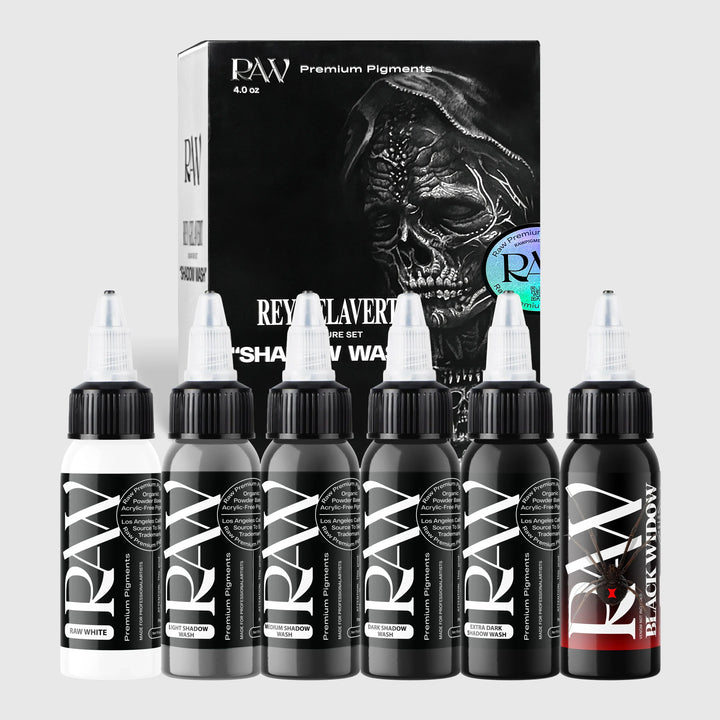 Raw Ink The Shadow Wash Set - Tattoo Ink - FYT Tattoo Supplies New York