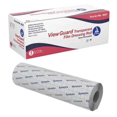 Dynarex - View Guard Transparent Film Dressing Roll - Tattoo Care - FYT Tattoo Supplies New York