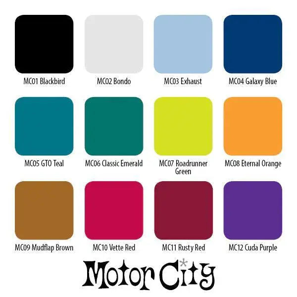 Eternal Ink Motor City Ink Set - Tattoo Ink - FYT Tattoo Supplies New York
