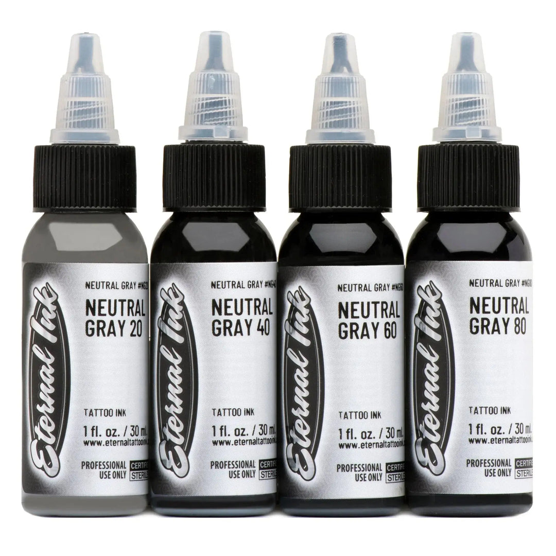 Eternal Ink-Neutral Gray Set - Tattoo Ink - FYT Tattoo Supplies New York