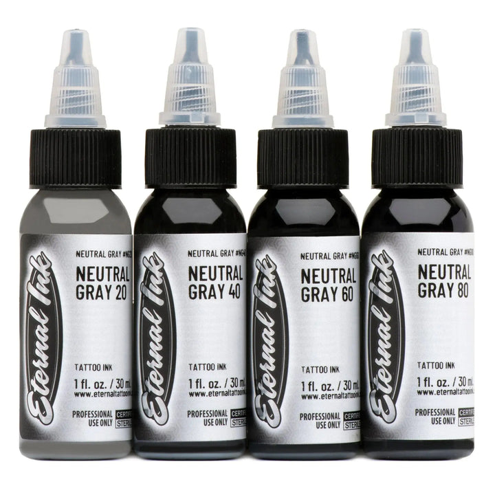 Eternal Ink-Neutral Gray Set - Tattoo Ink - FYT Tattoo Supplies New York