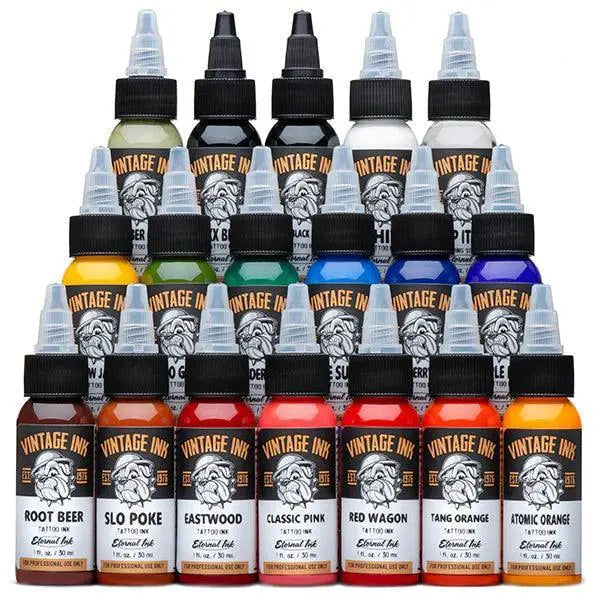 Eternal Ink Vintage Ink Set - Tattoo Ink - FYT Tattoo Supplies New York