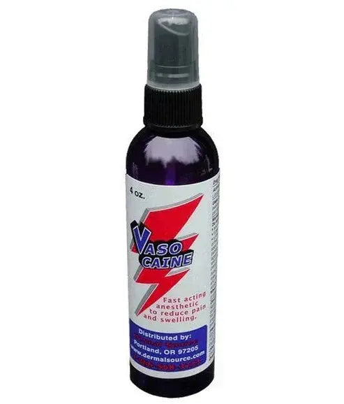 Five-Star Vasocaine Topical Anesthetic Spray — 4oz Bottle - Medical Supplies - FYT Tattoo Supplies New York
