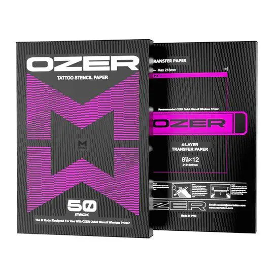 Ozer Thermal Paper 50 sheets - - FYT Tattoo Supplies New York