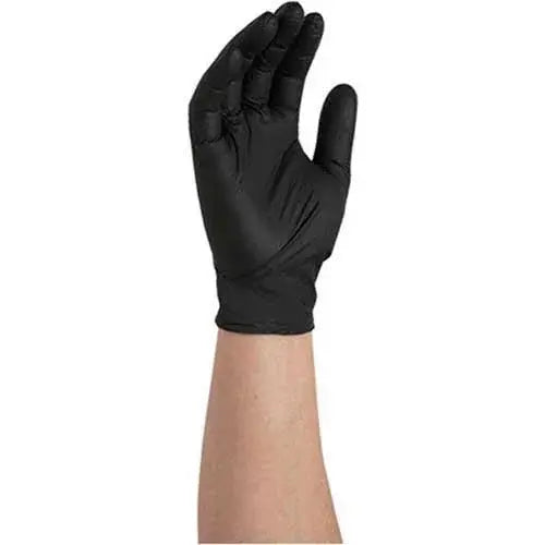 Black Nitrile Gloves Powder-Free Exam - 100/BX - Gloves - FYT Tattoo Supplies New York
