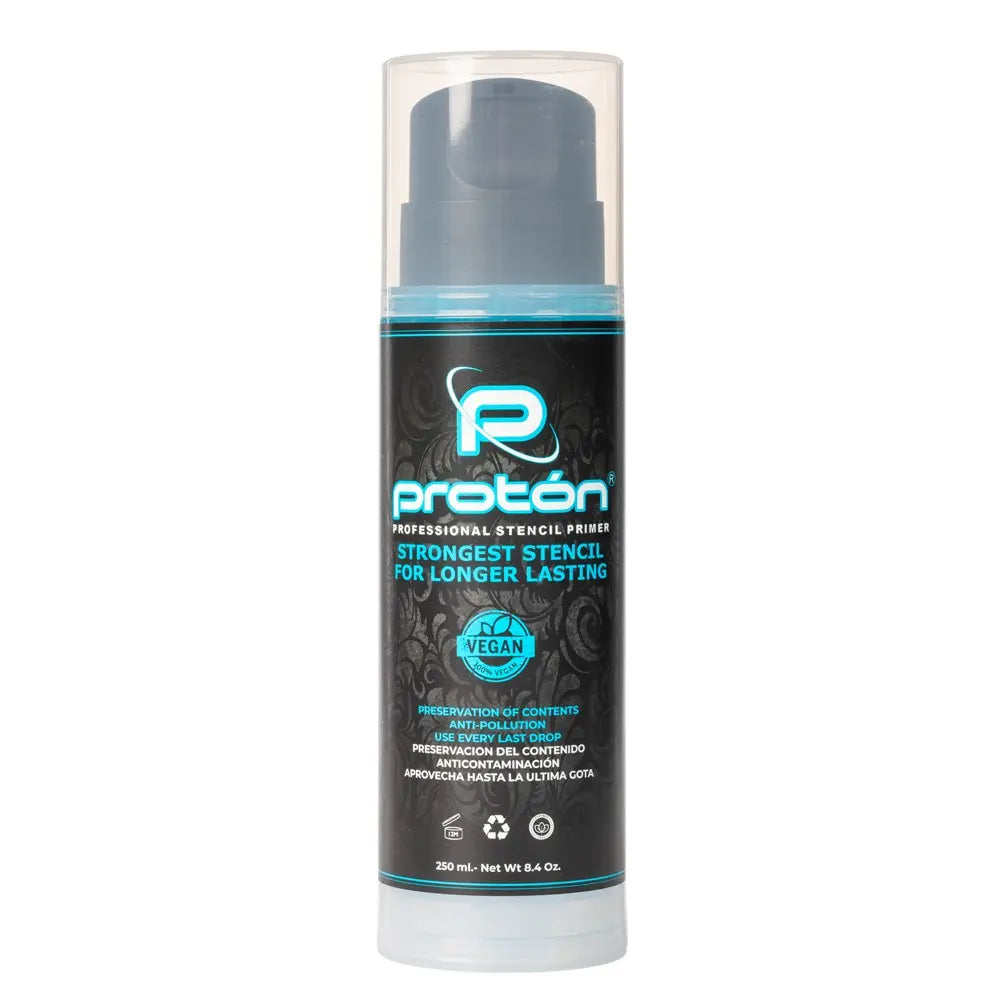Proton Stencil Primer AIRLESS SYSTEM- 250ml / 8.5 Oz. - Station Prep. & Barrier - FYT Tattoo Supplies New York