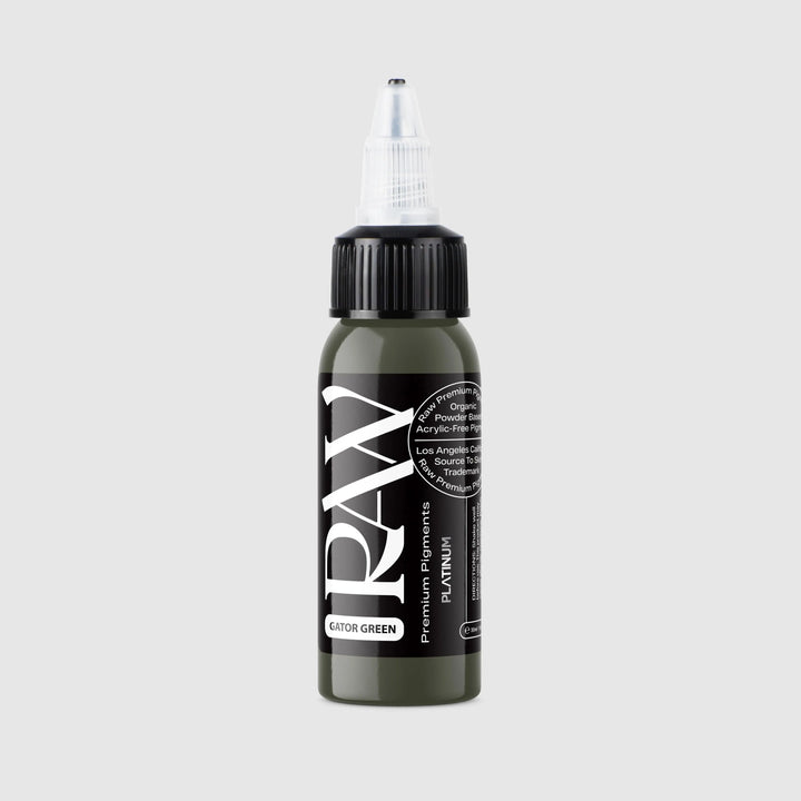 Raw Ink Gator Green - Tattoo Ink - FYT Tattoo Supplies New York