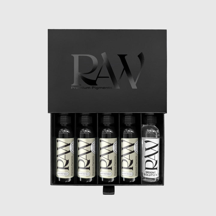 Raw Ink Premium Grey Wash Set - Tattoo Ink - FYT Tattoo Supplies New York
