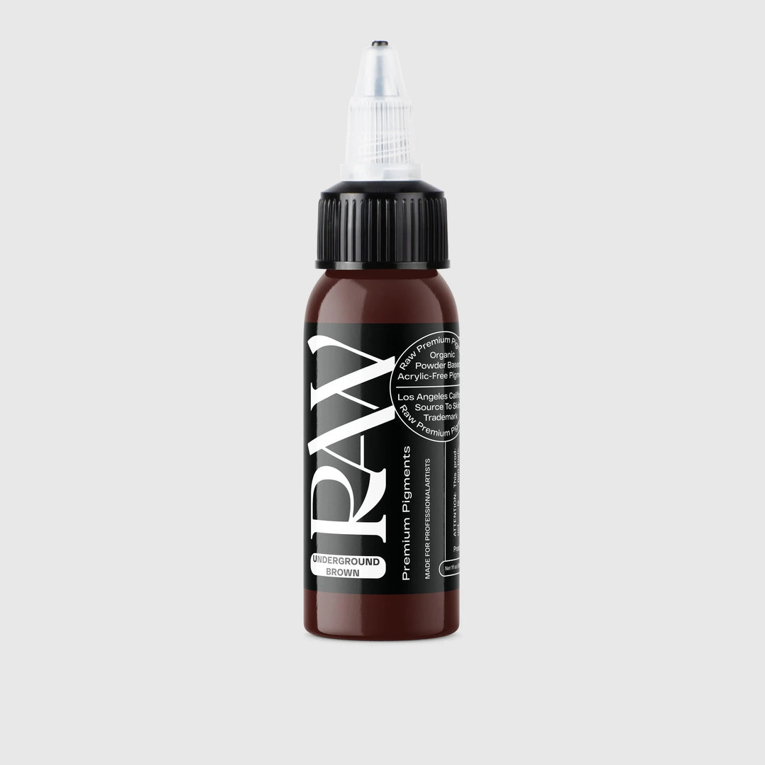 Raw Ink UnderGround Brown - Tattoo Ink - FYT Tattoo Supplies New York