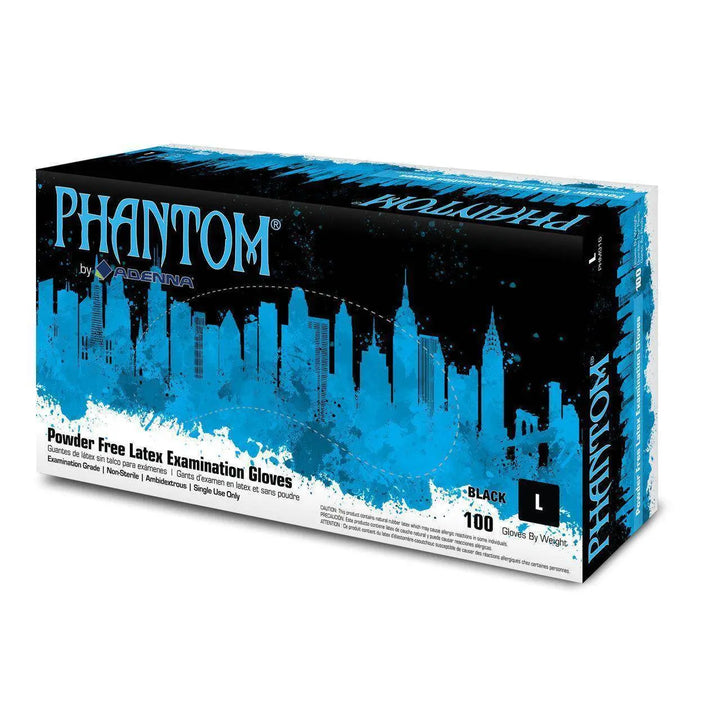 Adenna Black Phantom Latex Gloves - Gloves - FYT Tattoo Supplies New York