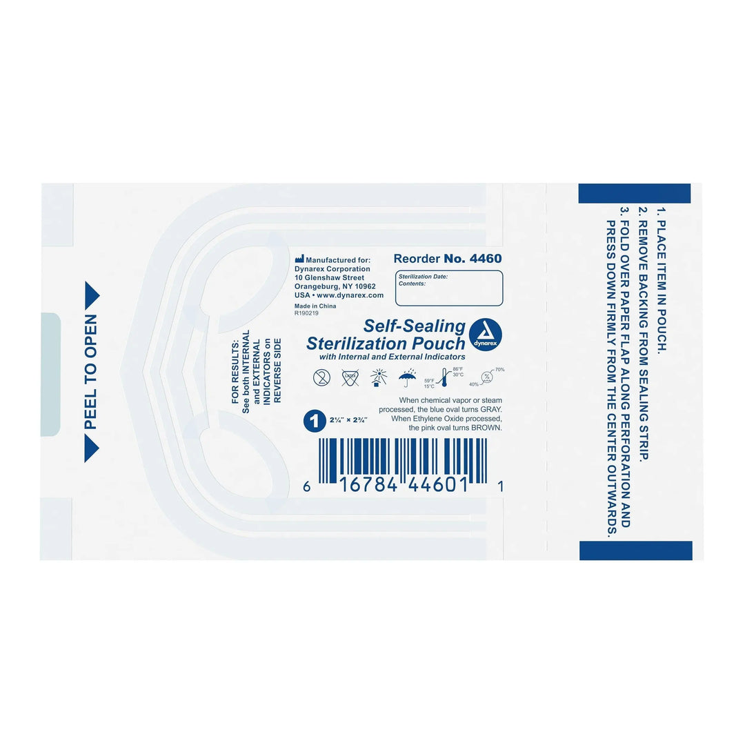 Dynarex - Self-Sealing Sterilization Pouch - Station Prep. & Barrier - FYT Tattoo Supplies New York