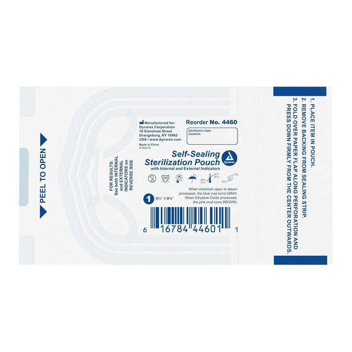Dynarex - Self-Sealing Sterilization Pouch - Station Prep. & Barrier - FYT Tattoo Supplies New York