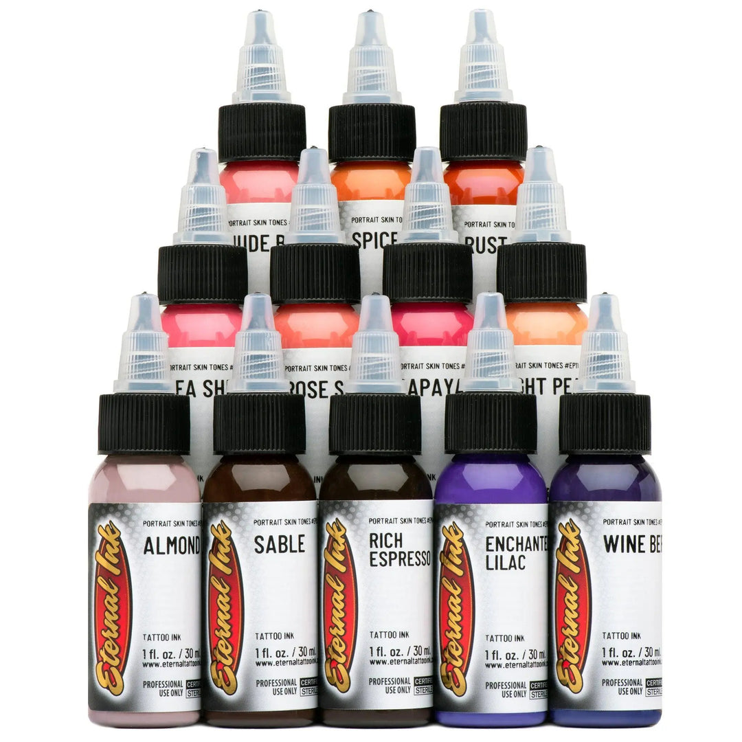 Eternal Ink-Ron Russo Portrait Skin Tones 1oz - Tattoo Ink - FYT Tattoo Supplies New York