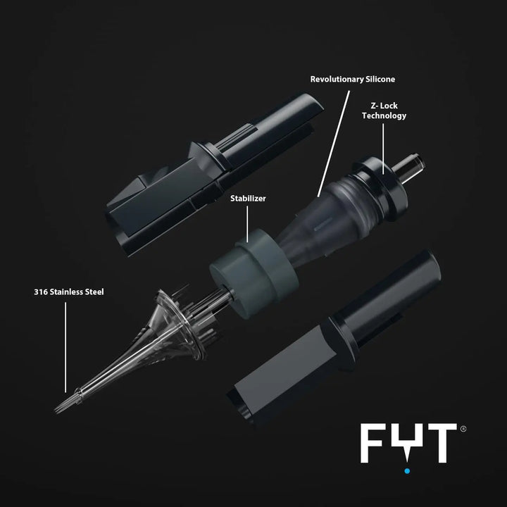 FYT Hardline X-Tight Round Liner Cartridges - SMP Cartridges - FYT Tattoo Supplies New York