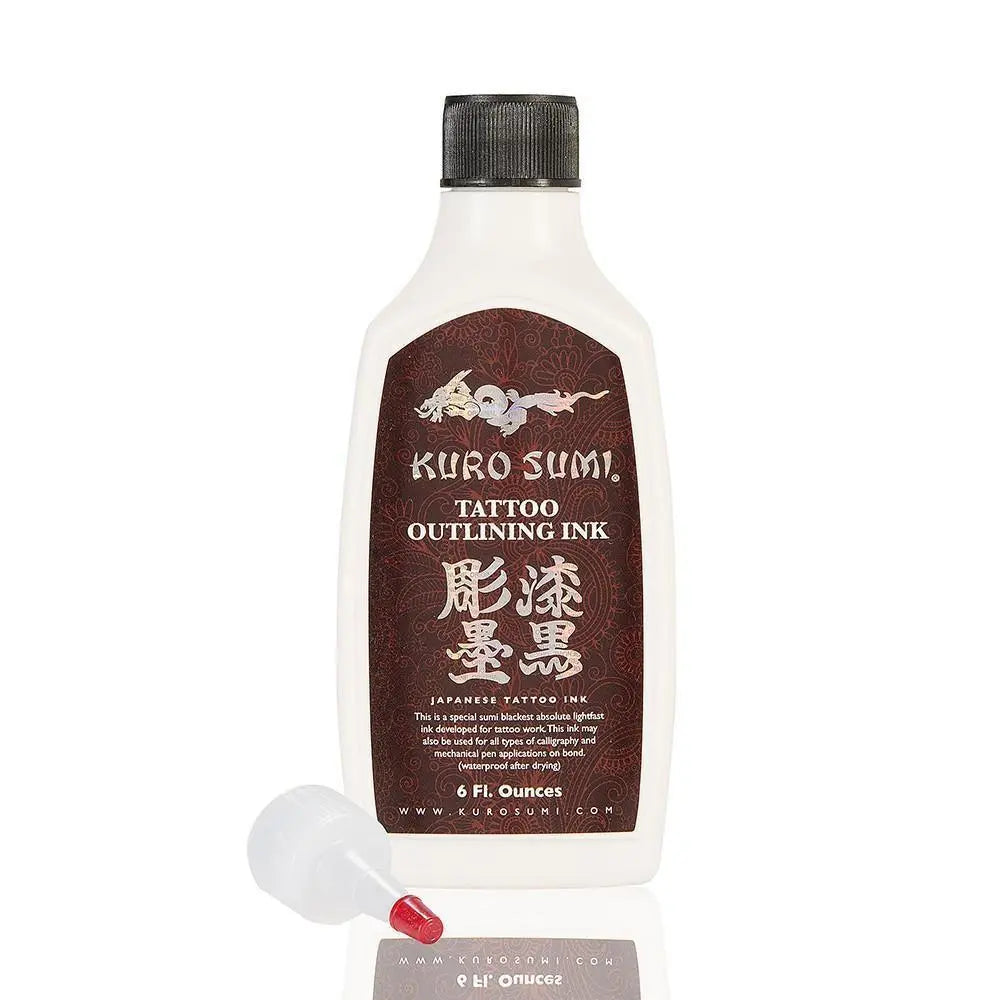Kuro Sumi Outlining Ink - Tattoo Ink - FYT Tattoo Supplies New York