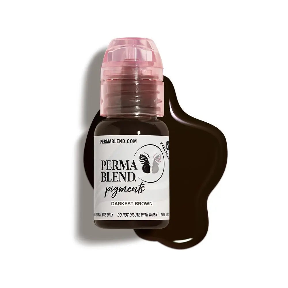 Perma Blend Darkest Brown - PMU Pigments - FYT Tattoo Supplies New York