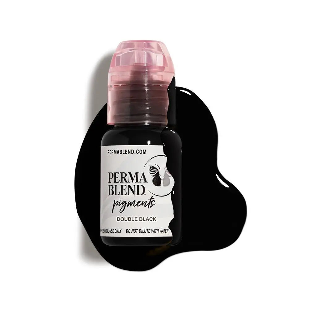 Perma Blend Double Black - PMU Pigments - FYT Tattoo Supplies New York