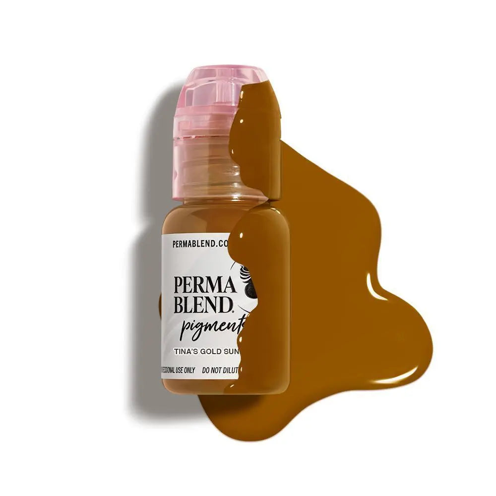 Perma Blend Tina's Gold Sunrise - PMU Pigments - FYT Tattoo Supplies New York
