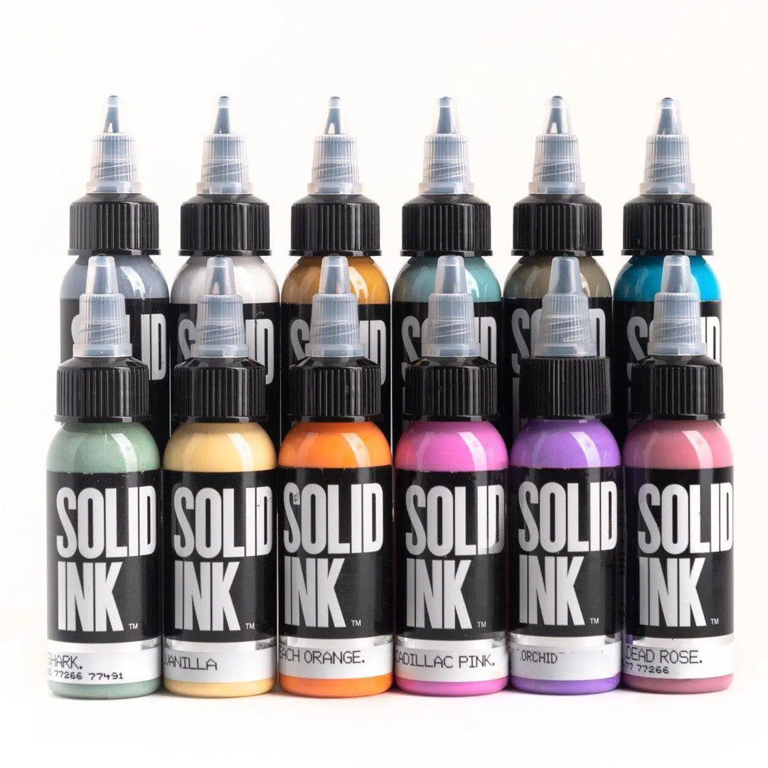 Solid Ink Art Deco Set - Tattoo Ink - FYT Tattoo Supplies New York