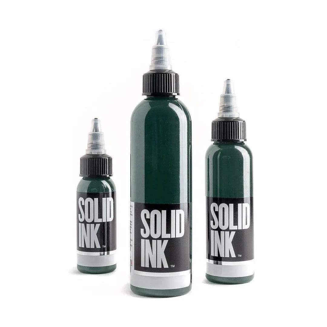 Solid Ink Dark Green - Tattoo Ink - FYT Tattoo Supplies New York