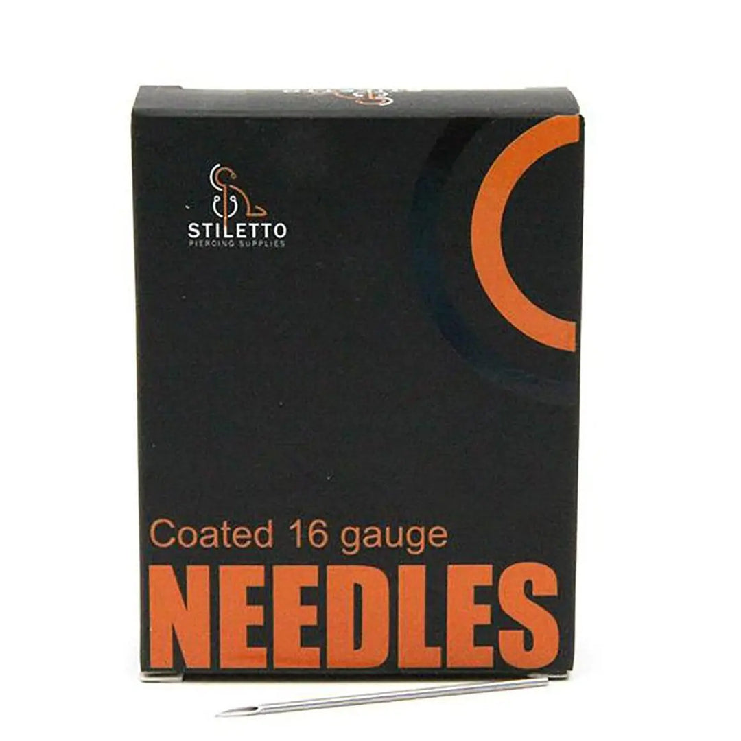 Stiletto Piercing Needles - 16G - Piercing Needles - FYT Tattoo Supplies New York