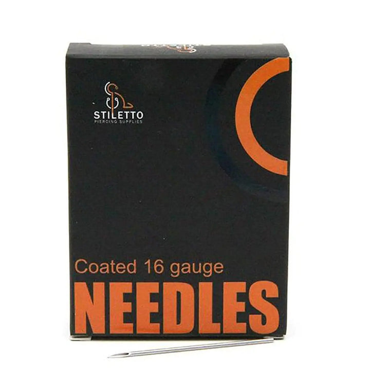 Stiletto Piercing Needles - 16G - Piercing Needles - FYT Tattoo Supplies New York