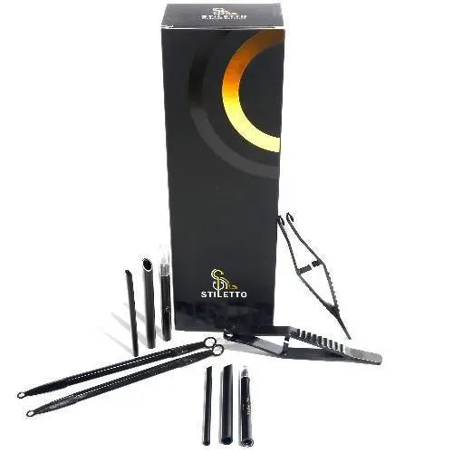 Stiletto Piercing Tools Sample Box - Disposable Piercing Tools - FYT Tattoo Supplies New York